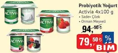 ACTİVİA PROBİYOTİK YOĞURT 4X100 G fiyat ve kampanya bilgisi